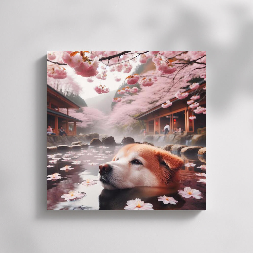 Dog in a Blooming Garden: Comfort and Inspiration in Every Petal