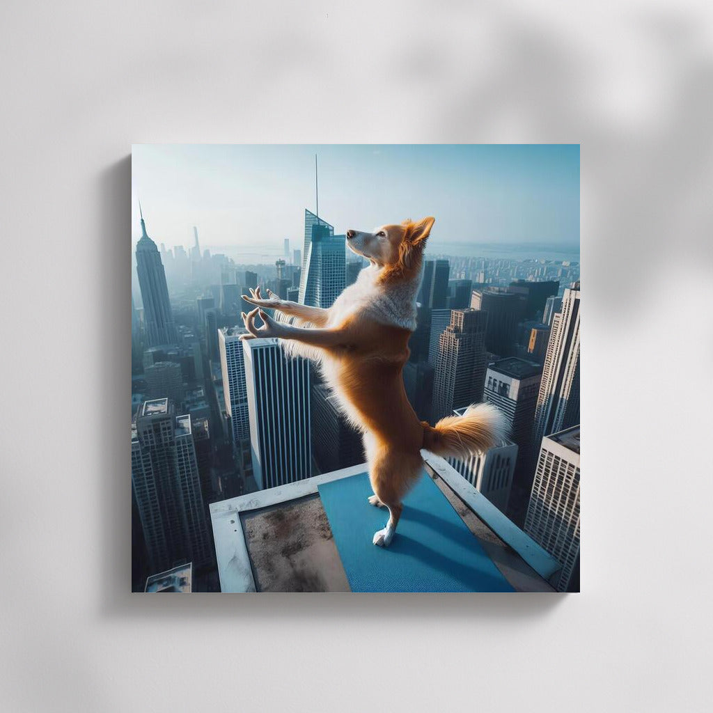 Yoga Dog on the Roof of a Metropolis: Inspiration and Miracle in Your Interior