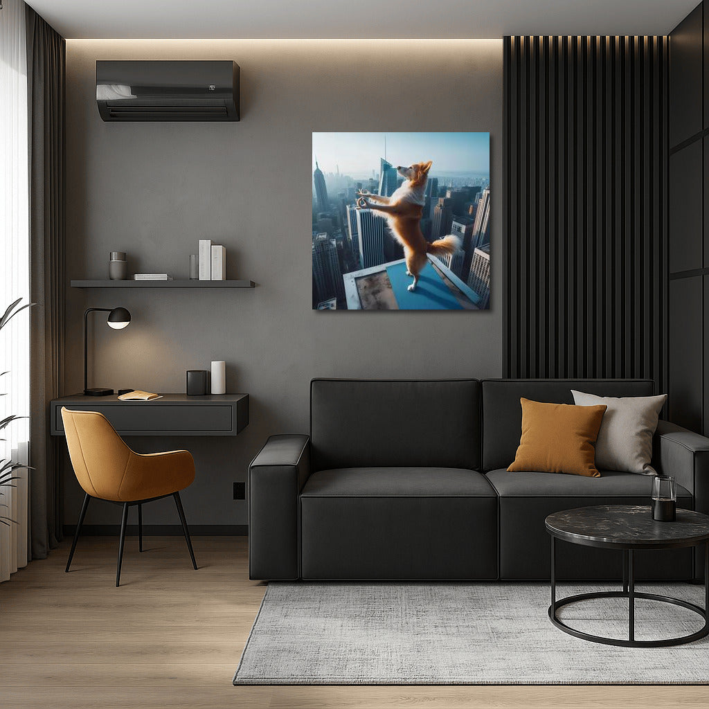 Yoga Dog on the Roof of a Metropolis: Inspiration and Miracle in Your Interior
