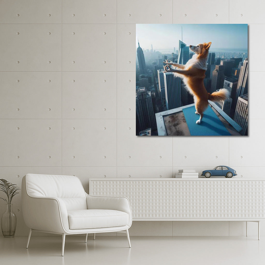 Yoga Dog on the Roof of a Metropolis: Inspiration and Miracle in Your Interior