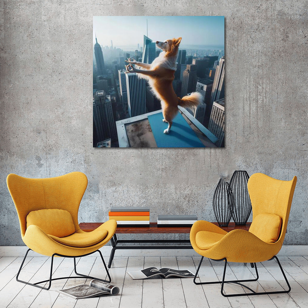 Yoga Dog on the Roof of a Metropolis: Inspiration and Miracle in Your Interior
