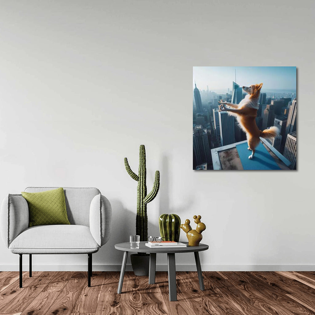 Yoga Dog on the Roof of a Metropolis: Inspiration and Miracle in Your Interior