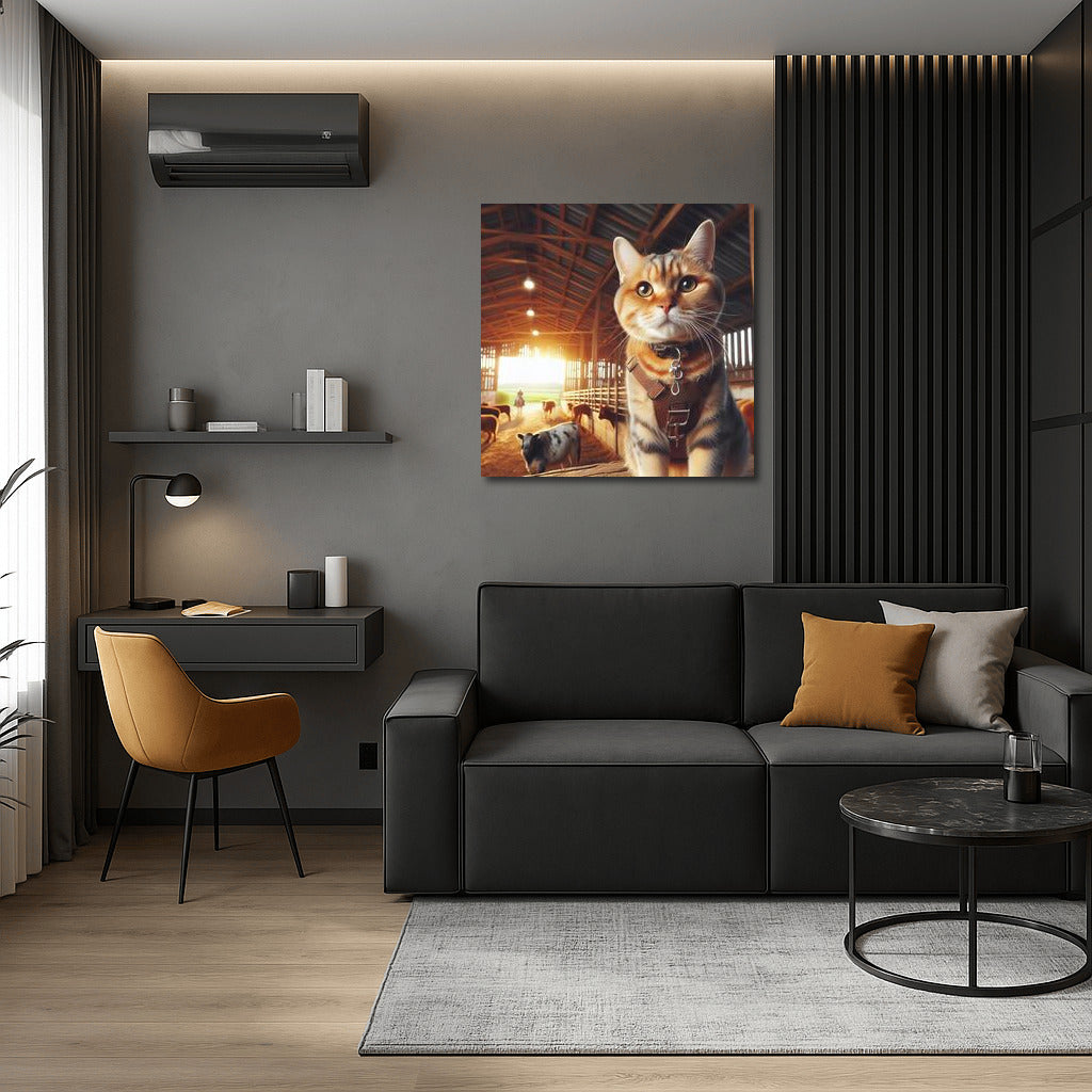 Farm Cat: Comfort and Warmth in Your Interior