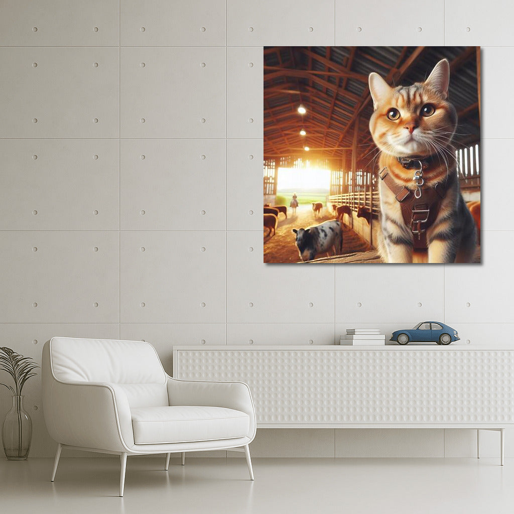 Farm Cat: Comfort and Warmth in Your Interior