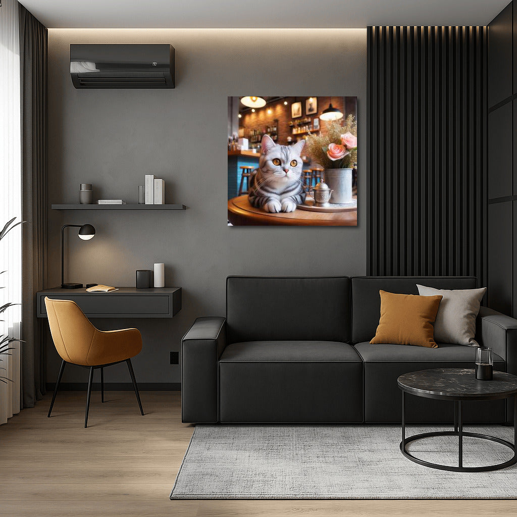 Cat in the Cafe: Comfort and Warmth for Your Interior