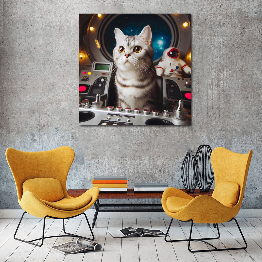Space Cat on Starship: Adventures in the Galaxy