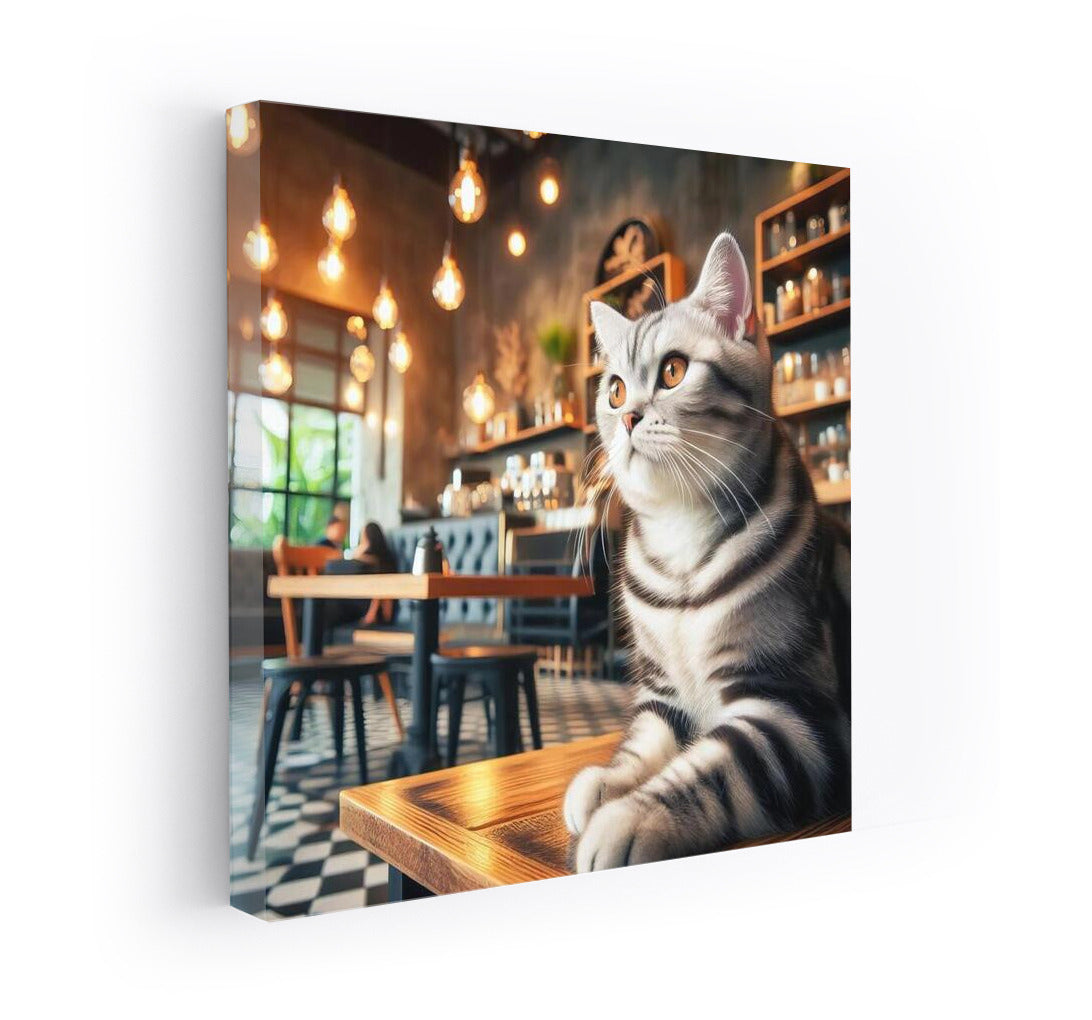 Cat in a Cafe: Comfort and Style in the Interior