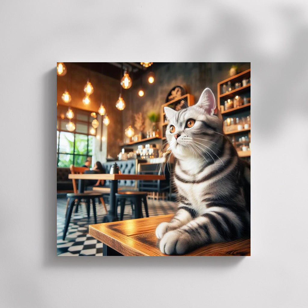Cat in a Cafe: Comfort and Style in the Interior