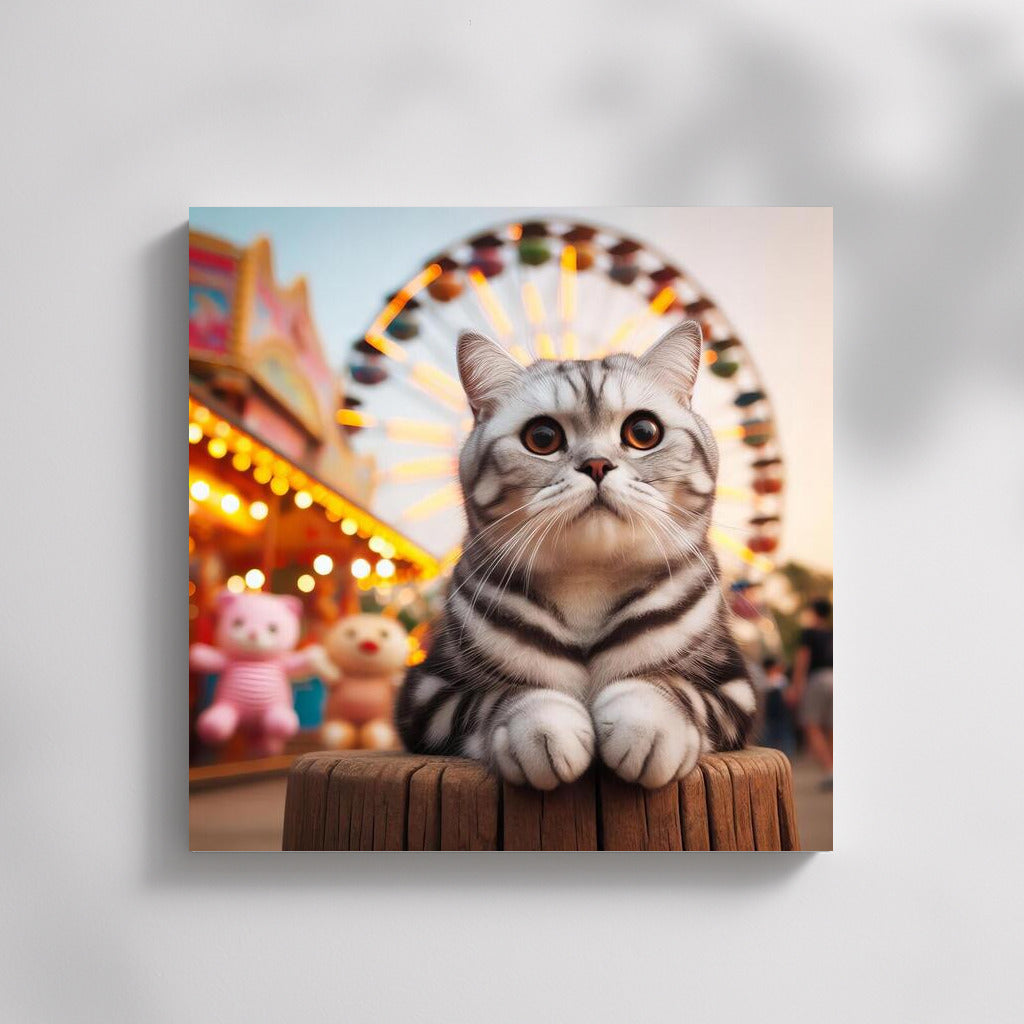 Carnival Cat: Magic and Comfort on Your Walls