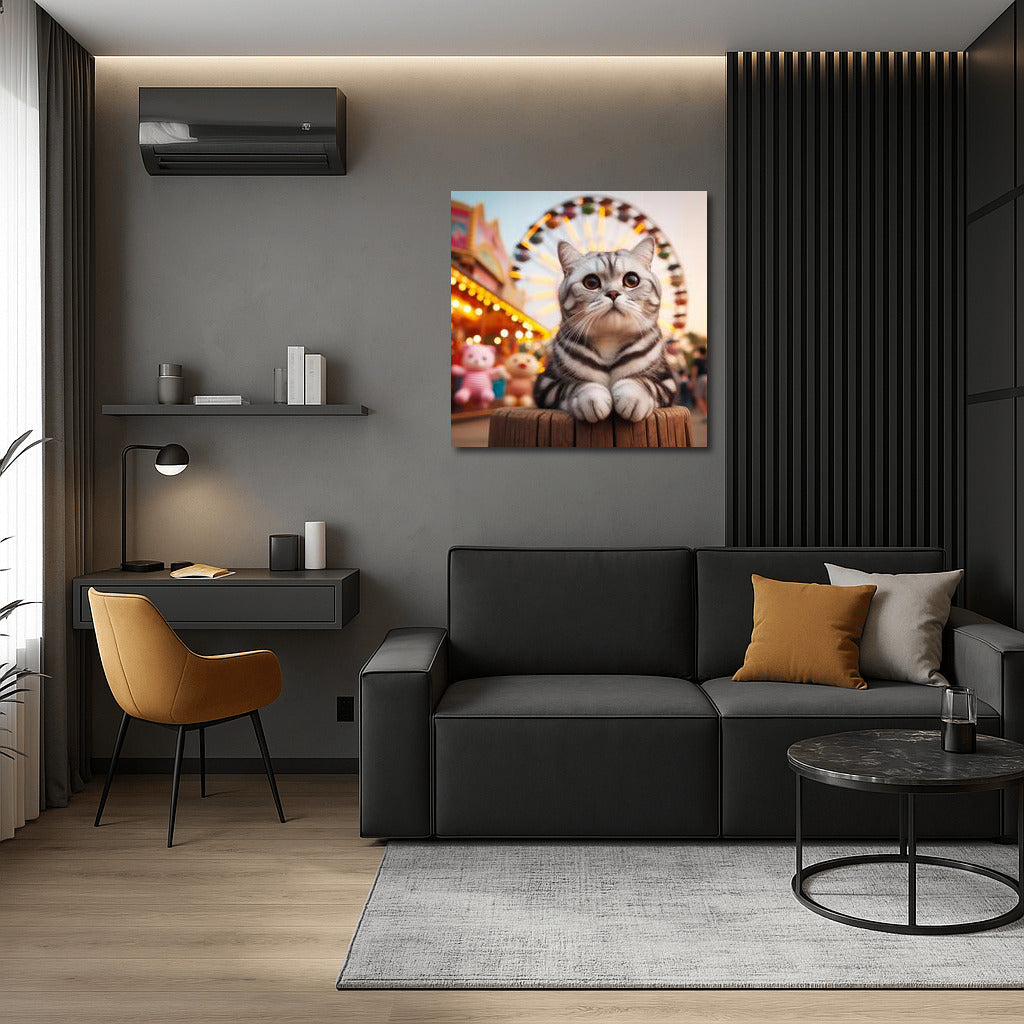 Carnival Cat: Magic and Comfort on Your Walls