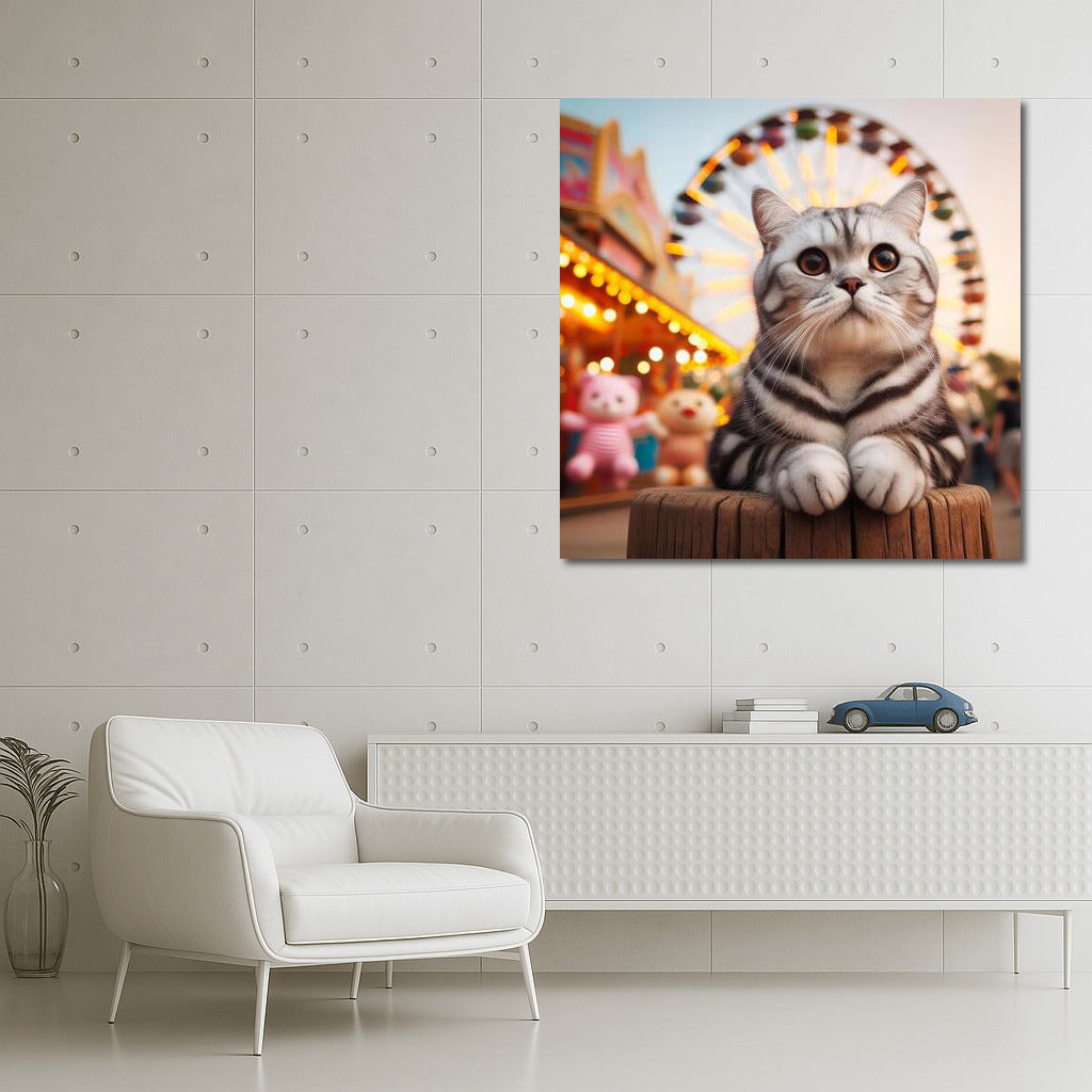 Carnival Cat: Magic and Comfort on Your Walls