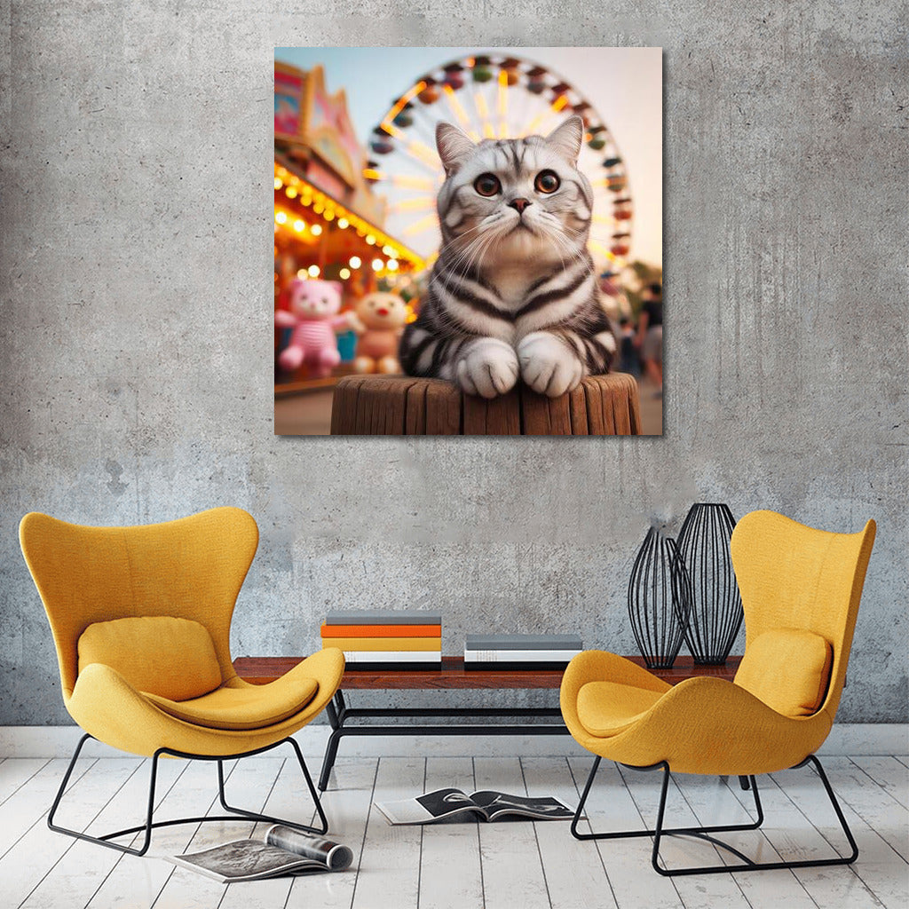 Carnival Cat: Magic and Comfort on Your Walls