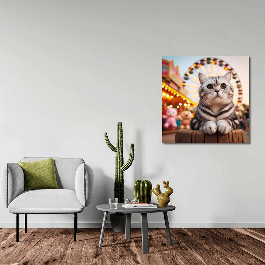 Carnival Cat: Magic and Comfort on Your Walls