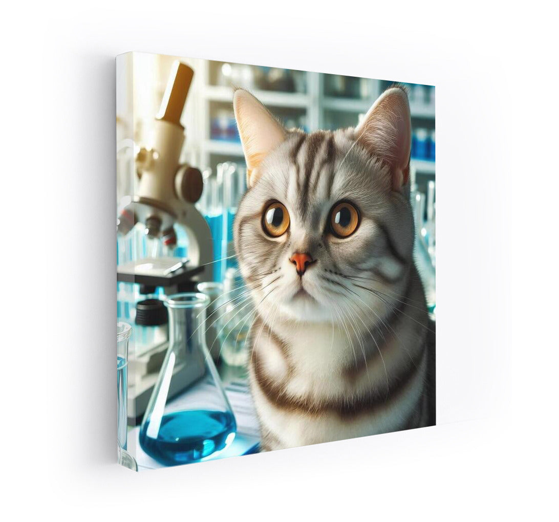 Scientist Cat in the Lab: Science Fantasy for Funny Poster Lovers