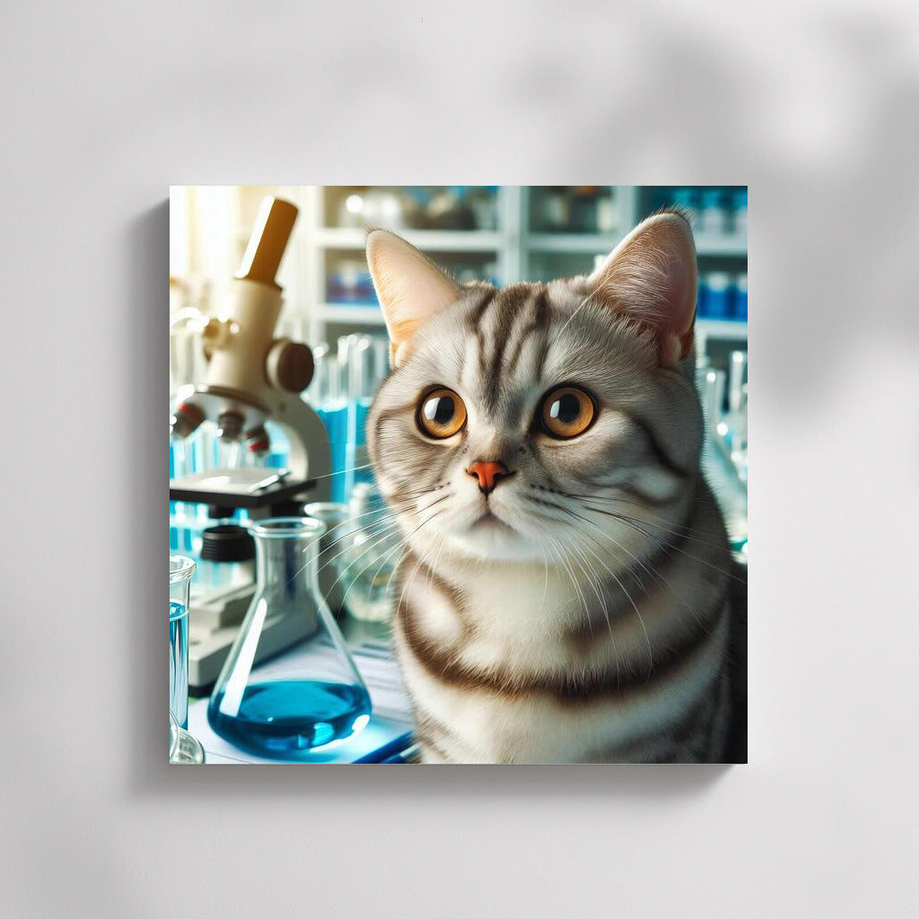 Scientist Cat in the Lab: Science Fantasy for Funny Poster Lovers