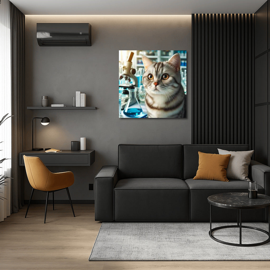 Scientist Cat in the Lab: Science Fantasy for Funny Poster Lovers
