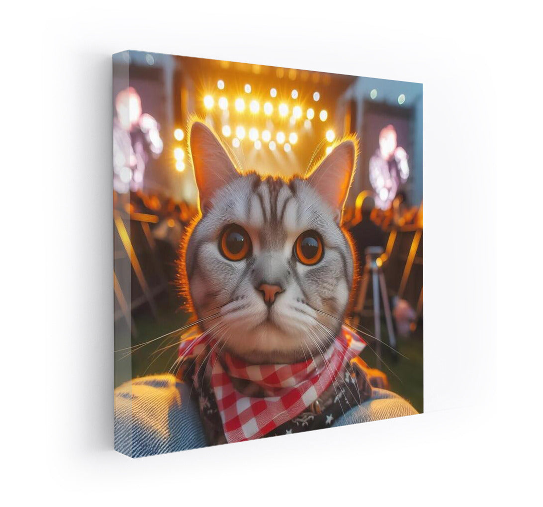Cat Concert: Star Musical Show for Interior
