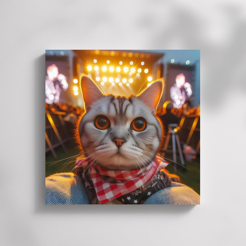 Cat Concert: Star Musical Show for Interior