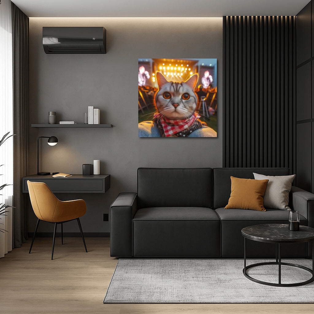 Cat Concert: Star Musical Show for Interior