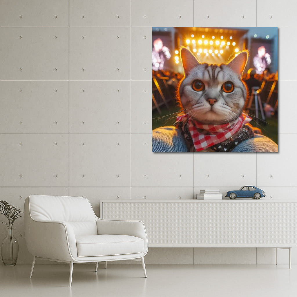 Cat Concert: Star Musical Show for Interior