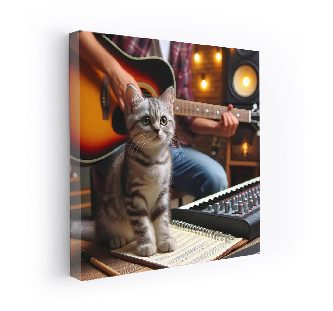 Melodies and Purrs: Perfect Decor for Cat and Music Lovers