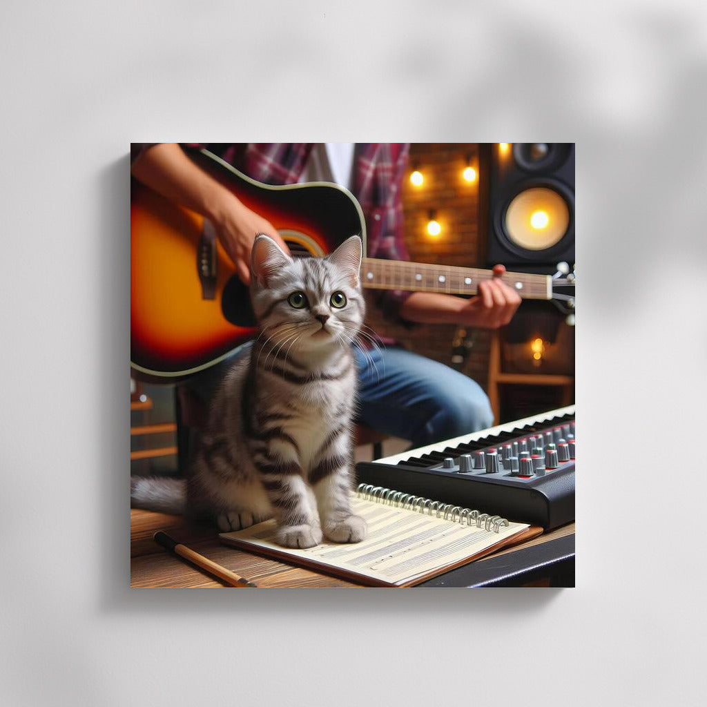 Melodies and Purrs: Perfect Decor for Cat and Music Lovers