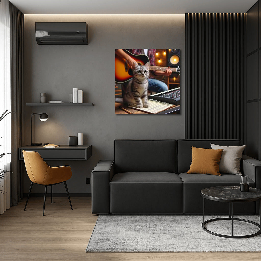 Melodies and Purrs: Perfect Decor for Cat and Music Lovers