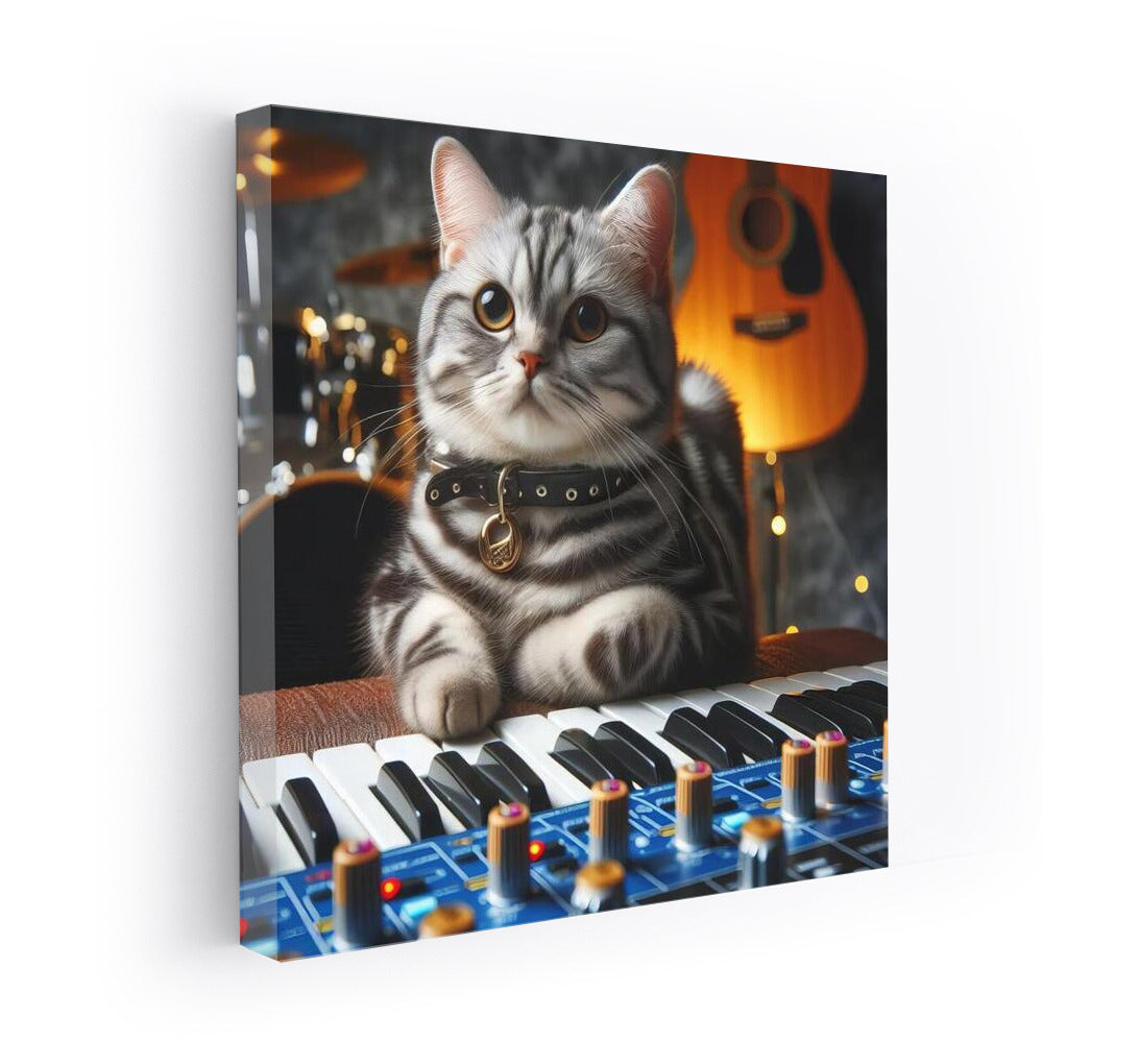 Musical Cat: Harmony in the Interior