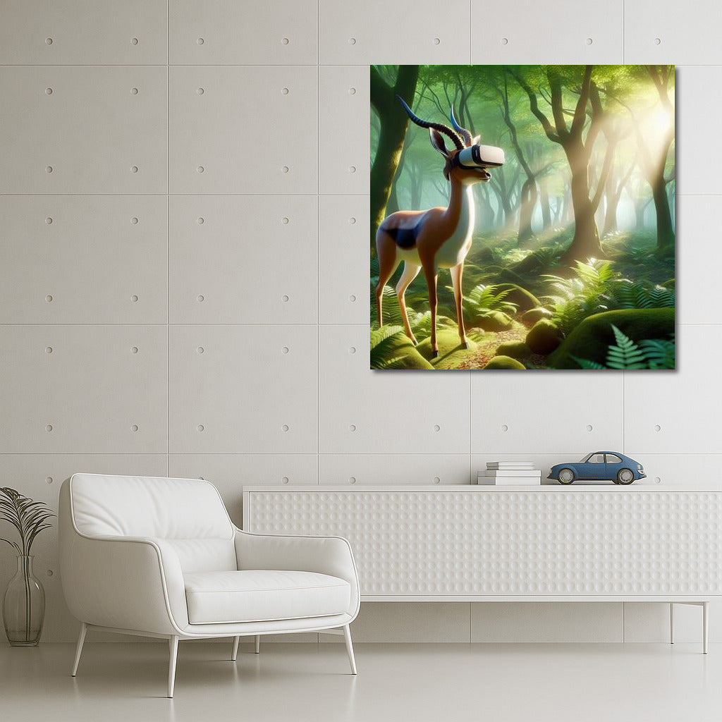 Virtual Antelope in the Fairytale Forest: Immersion in Reality
