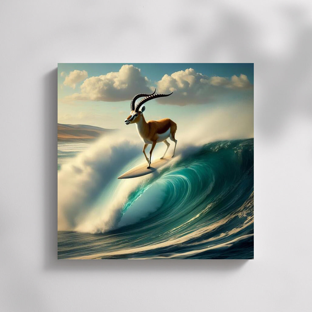 Surfing Antelope: Conquering the Giant Wave