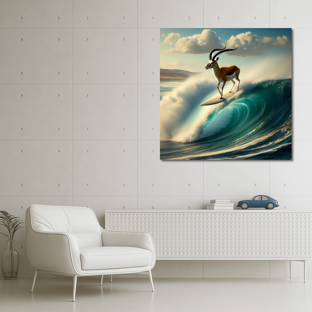 Surfing Antelope: Conquering the Giant Wave