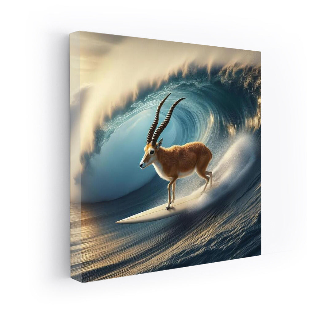 Antelope on the Crest of the Ocean: The Majesty of Nature and the Power of the Waves