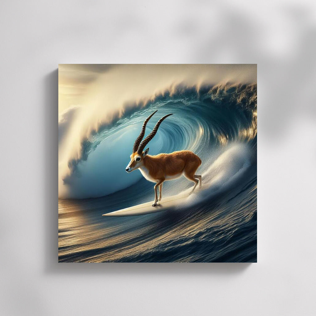 Antelope on the Crest of the Ocean: The Majesty of Nature and the Power of the Waves