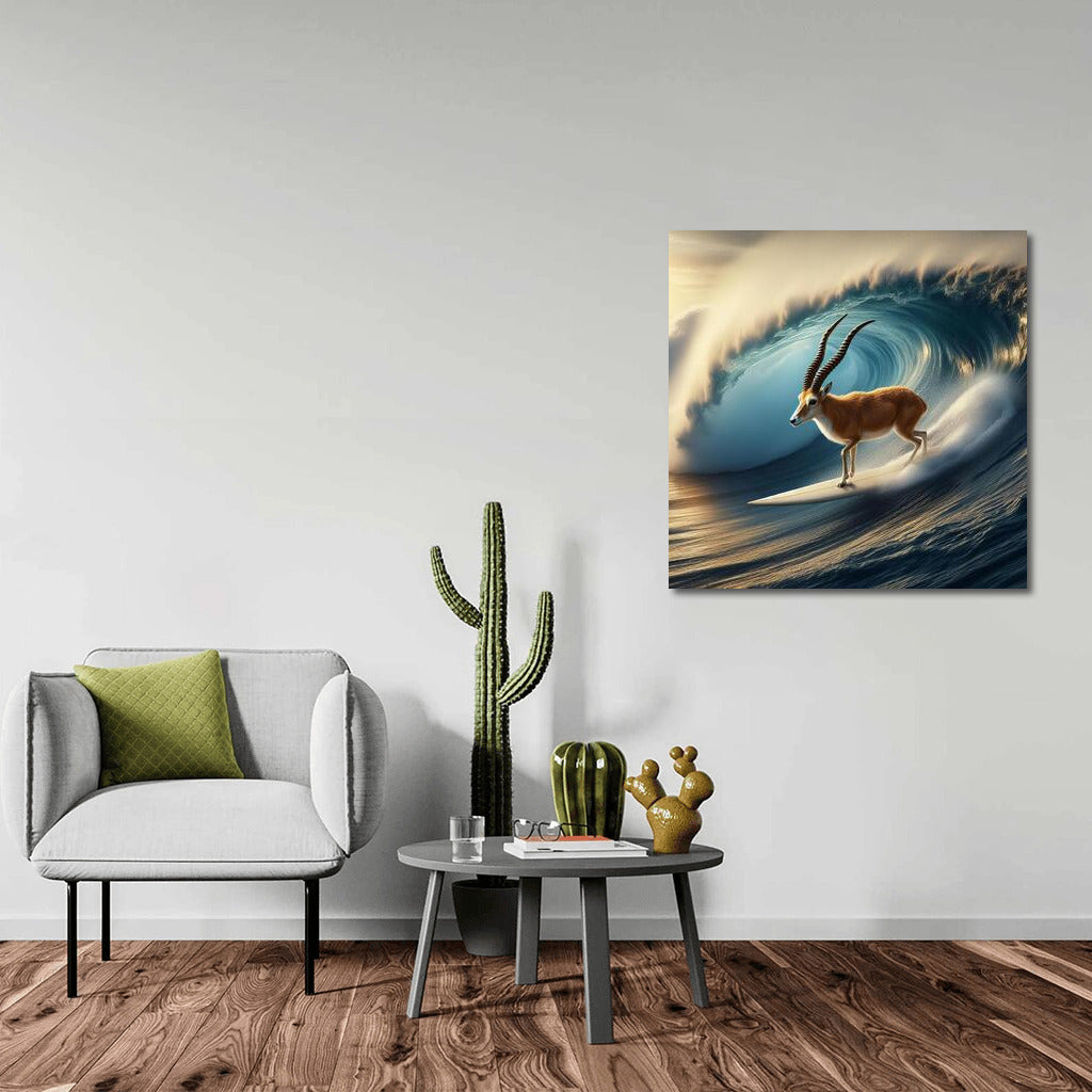 Antelope on the Crest of the Ocean: The Majesty of Nature and the Power of the Waves