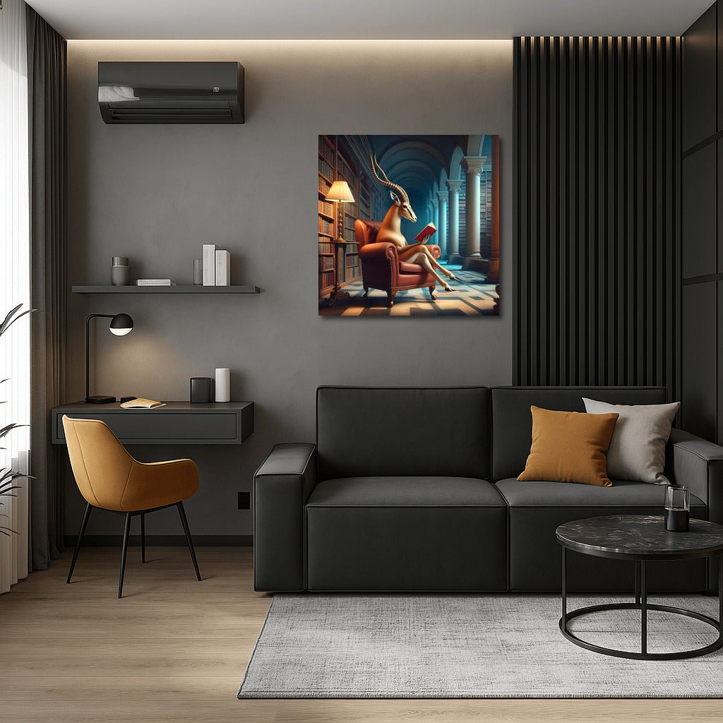 Antelope in the Library: Comfort and Wisdom on Your Wall