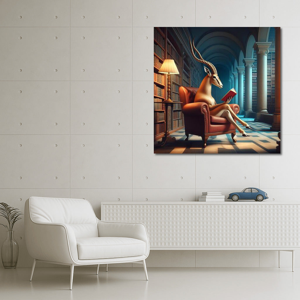 Antelope in the Library: Comfort and Wisdom on Your Wall