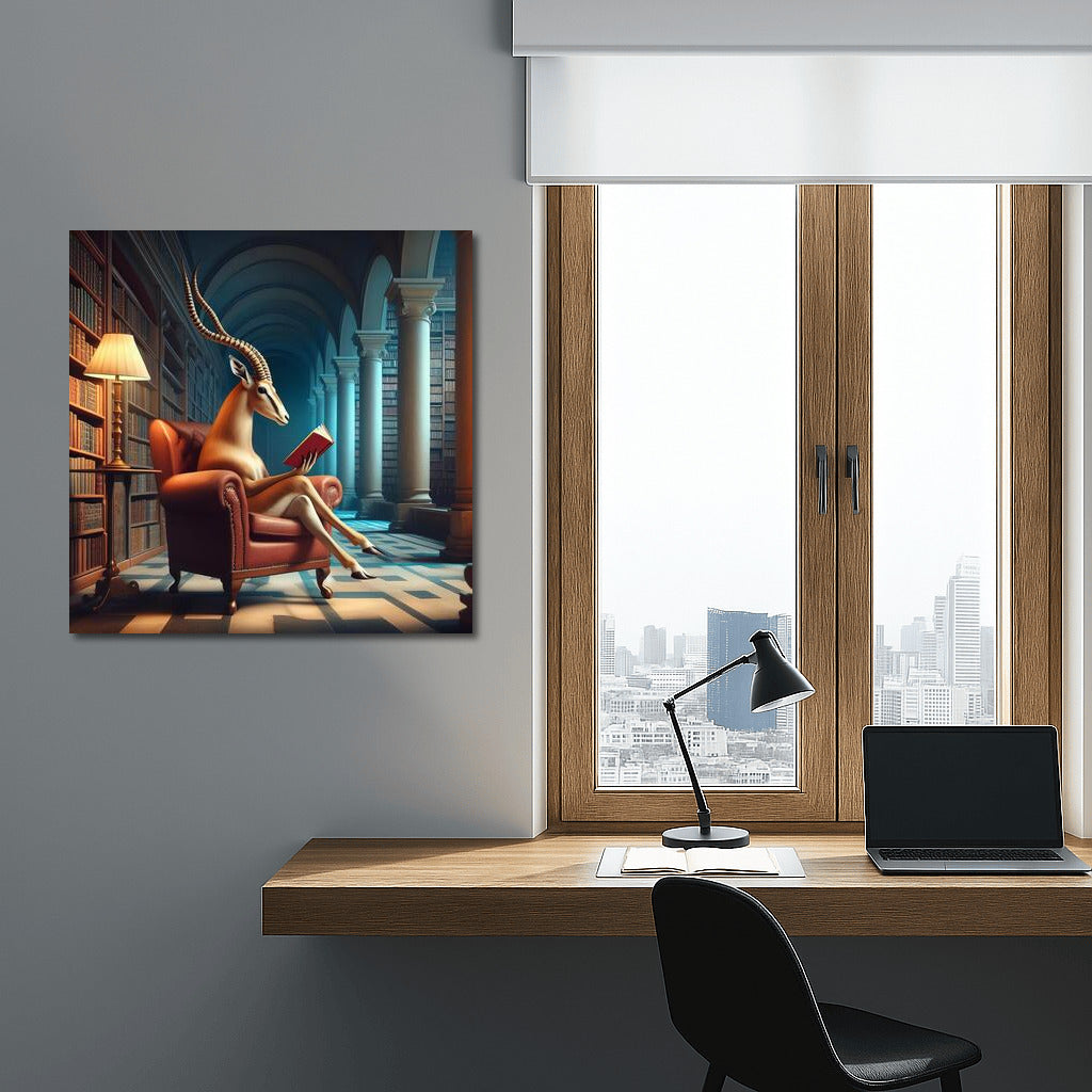 Antelope in the Library: Comfort and Wisdom on Your Wall