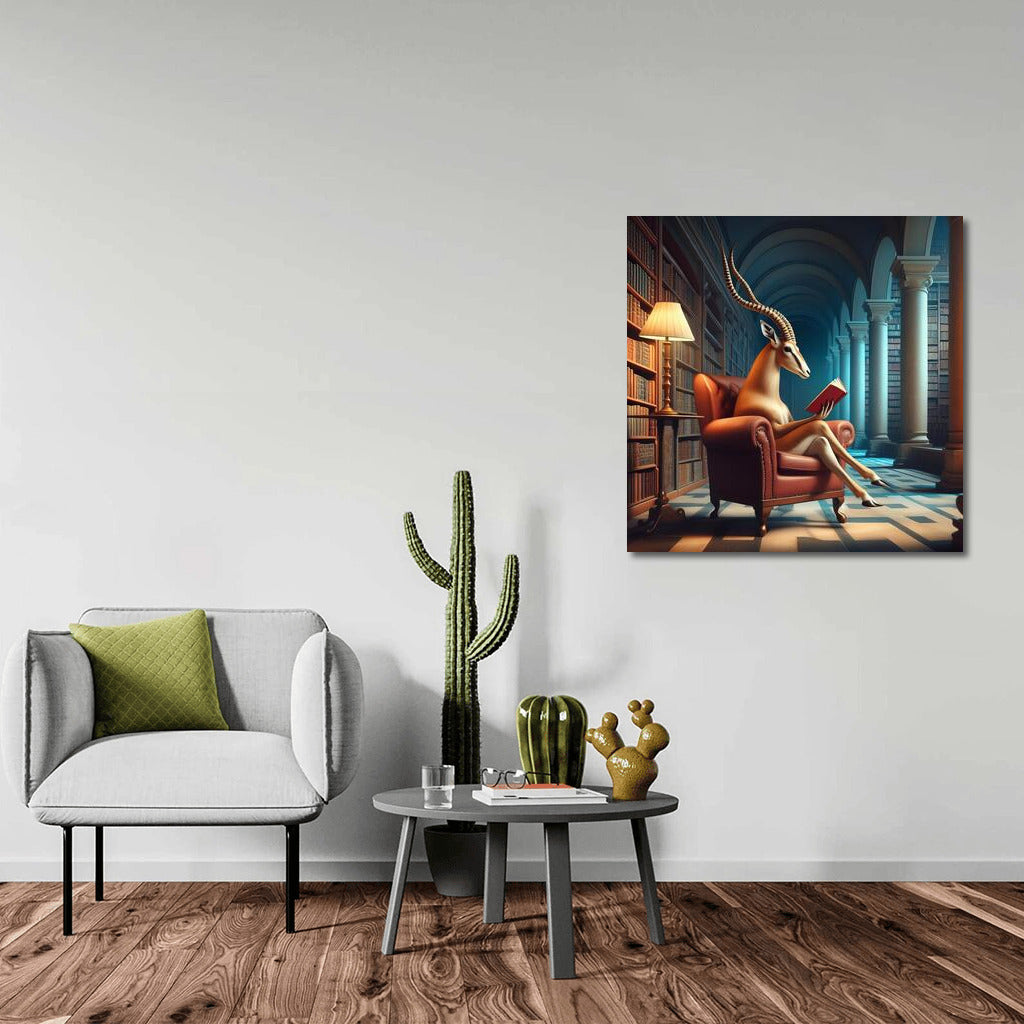 Antelope in the Library: Comfort and Wisdom on Your Wall