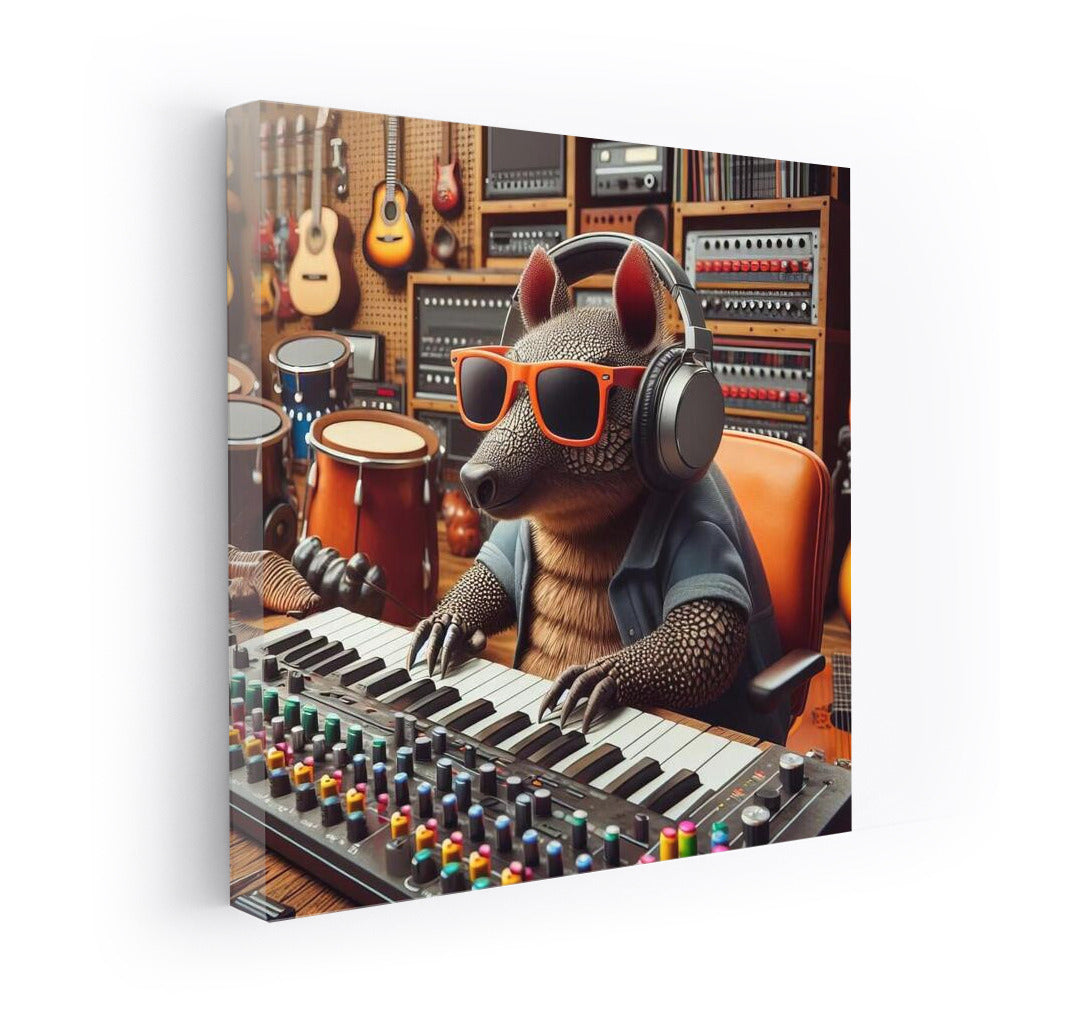 Battleship at the Controls: Music Producer in the Studio