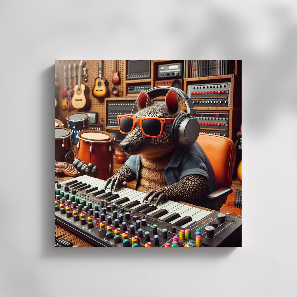 Battleship at the Controls: Music Producer in the Studio
