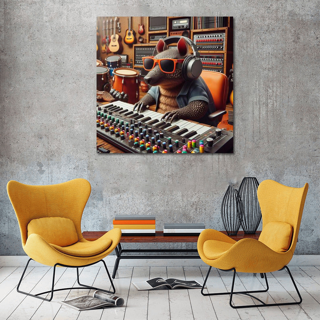 Battleship at the Controls: Music Producer in the Studio