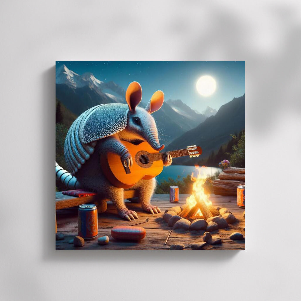Armadillo Serenade by the Campfire in the Mountains: A Magical Atmosphere for Comfort and Inspiration