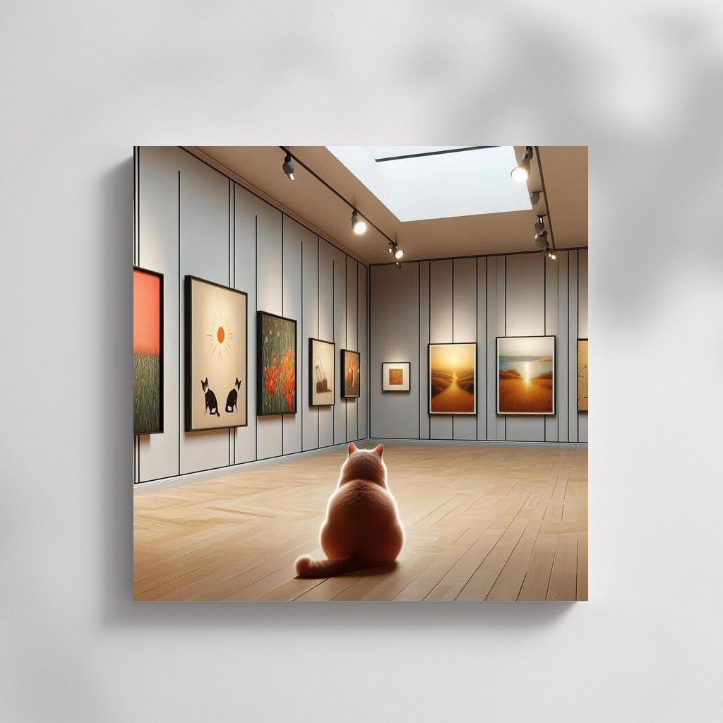 Cat in the Gallery: Minimalism and Modern Masterpieces