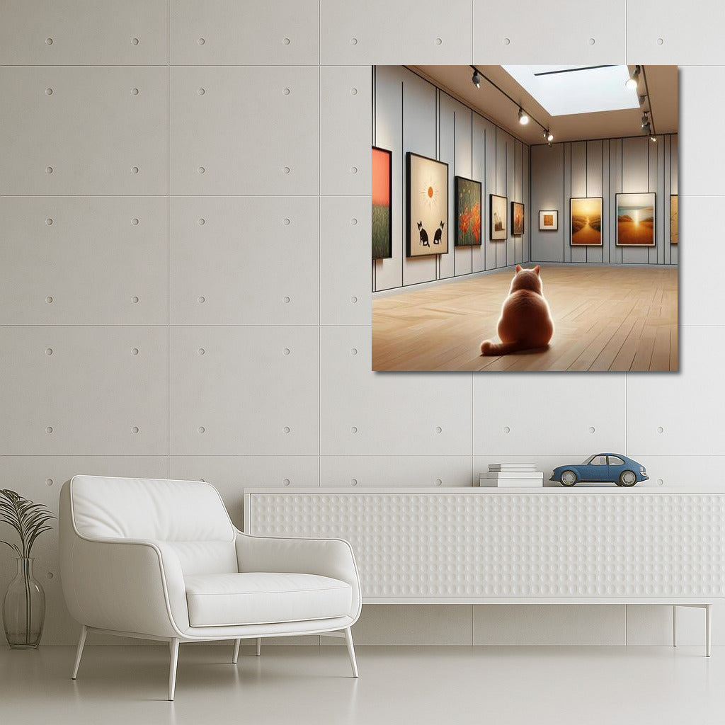 Cat in the Gallery: Minimalism and Modern Masterpieces