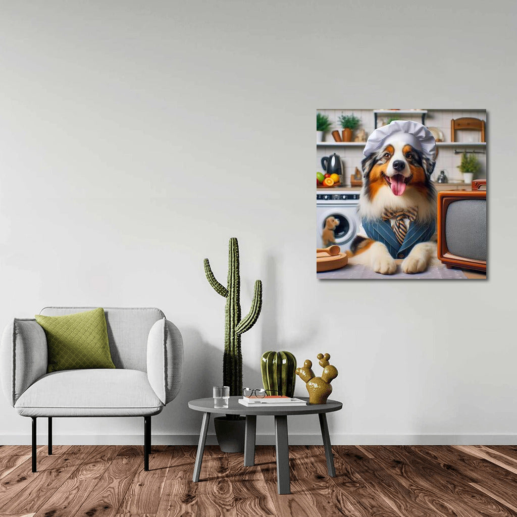 Australian Shepherd on TV: Living Stories of Home Appliances