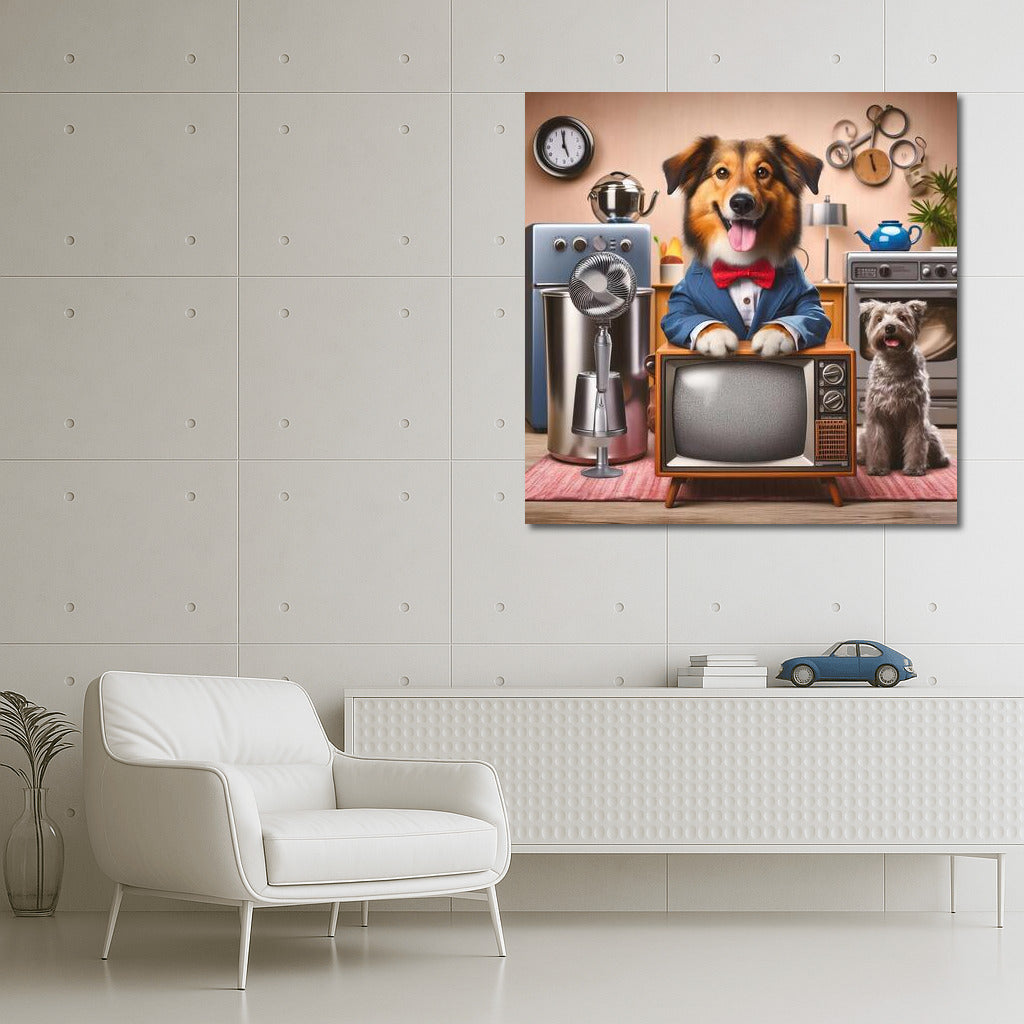 Australian Shepherd Showman in the World of Living Devices