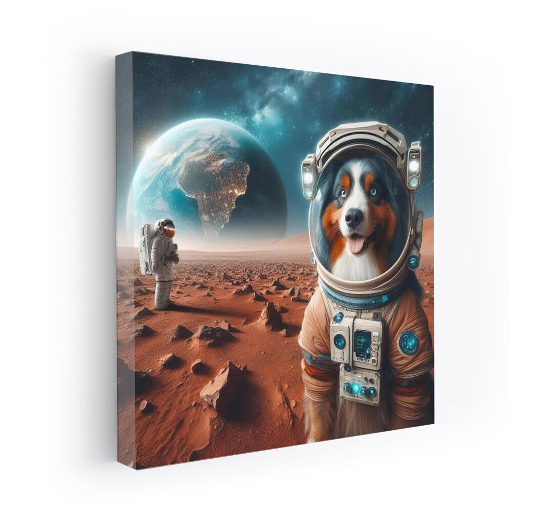 Australian Shepherd in Space: A Mars Odyssey and a Look Back at Earth