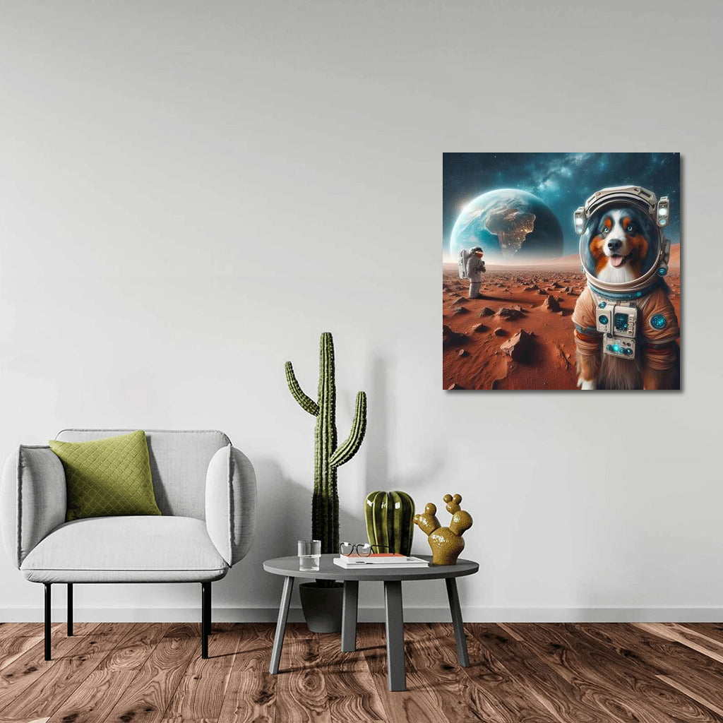 Australian Shepherd in Space: A Mars Odyssey and a Look Back at Earth