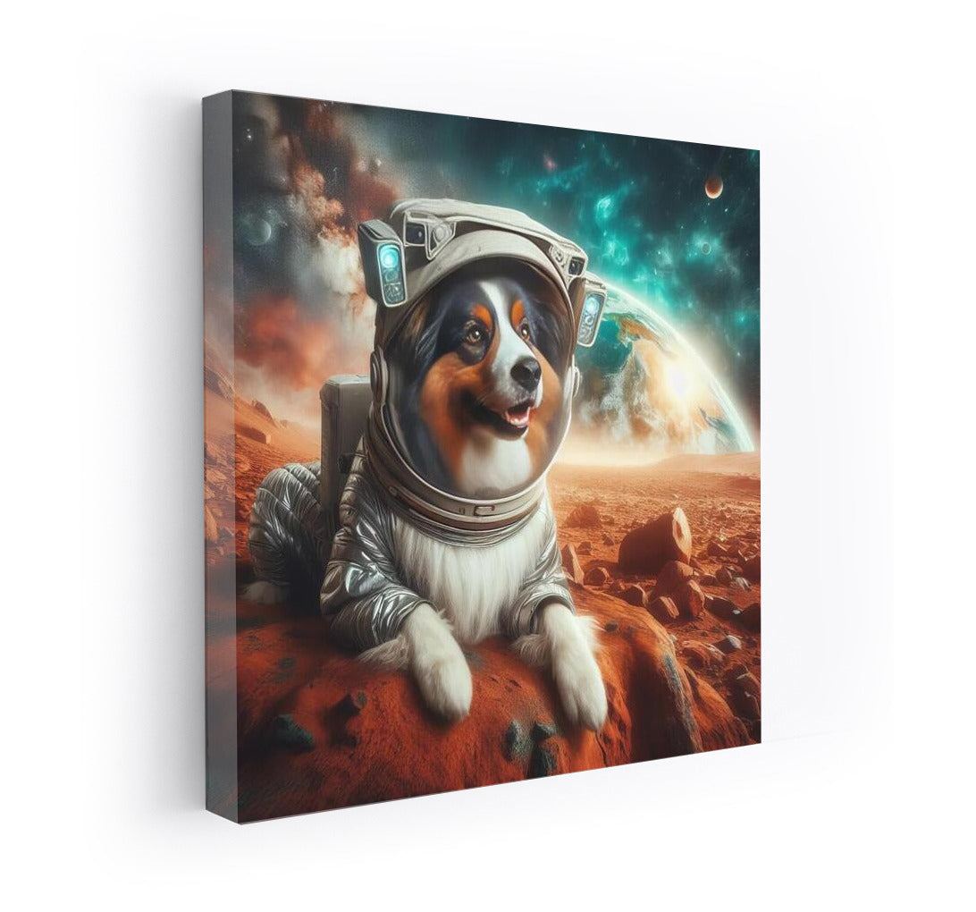 Australian Shepherd in a Spacesuit: Martian Dreams of Earth