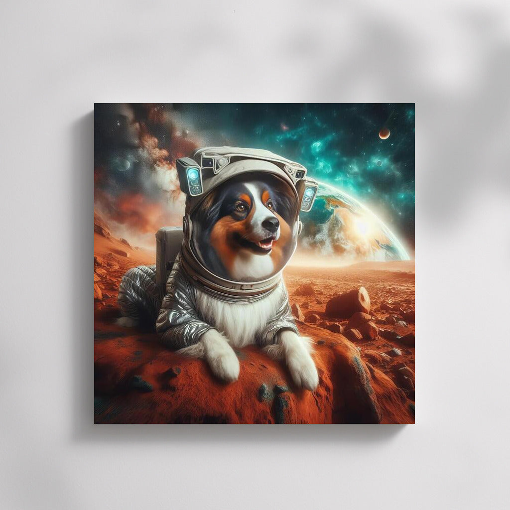 Australian Shepherd in a Spacesuit: Martian Dreams of Earth